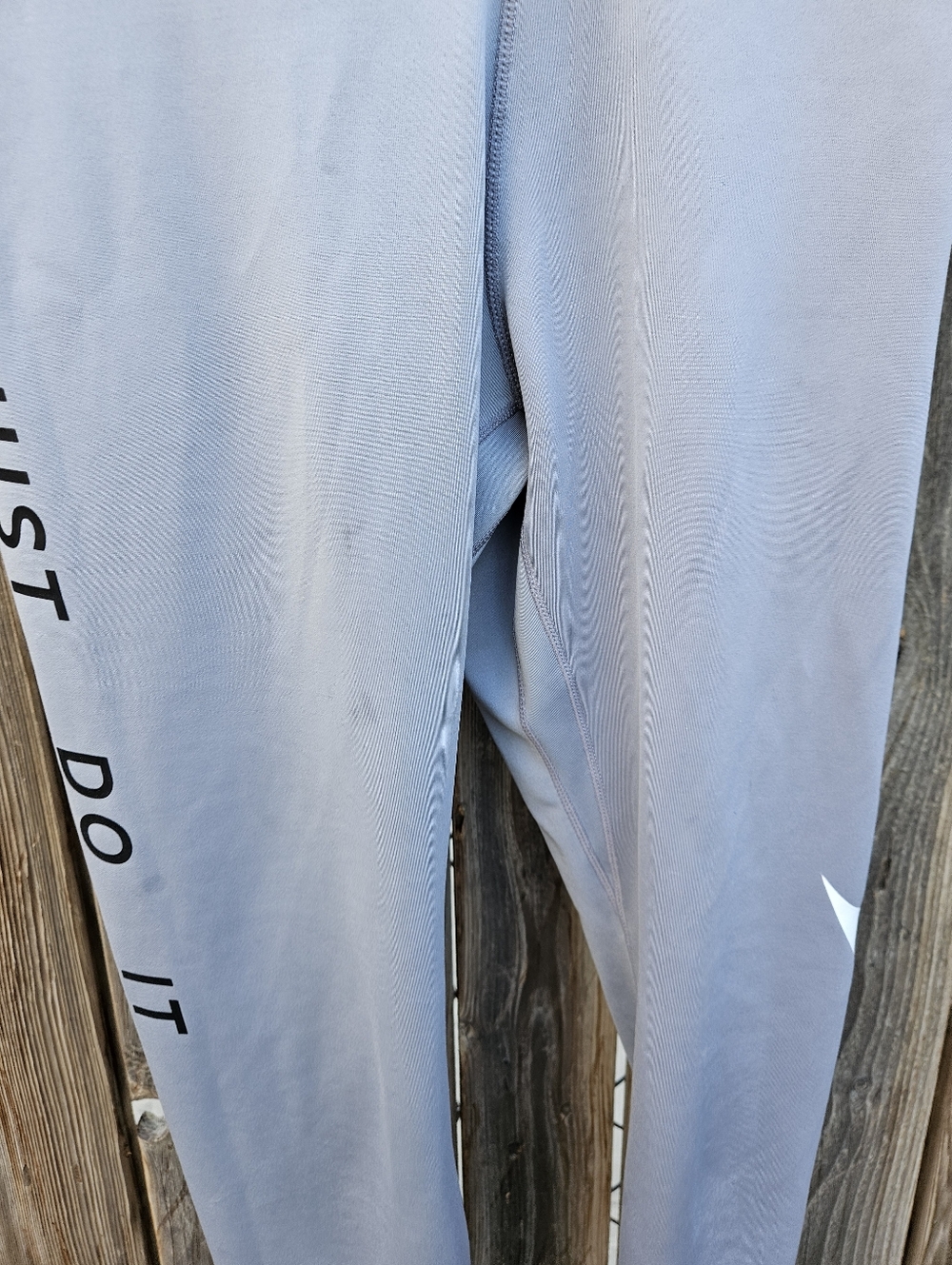 Nike Gray 'Just Do It' Leggings Women Size XS - Picture 11 of 15